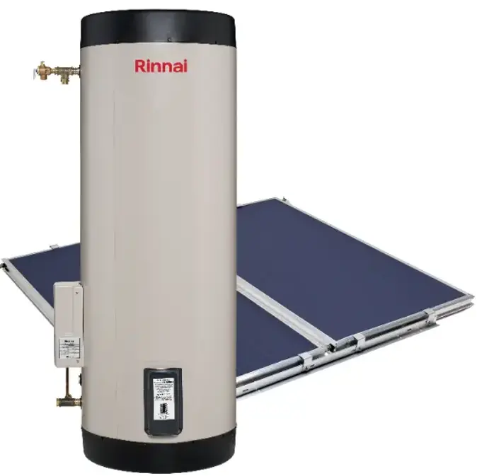 Solar-hot-water-by-rinnai
